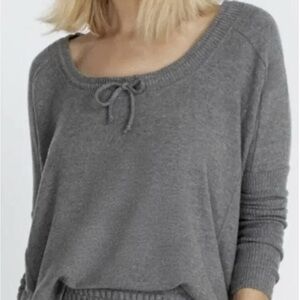 Johnny Was CALME Tunnel Drawstring Long Sleeve Crop Sweater Top  NWT  Size L